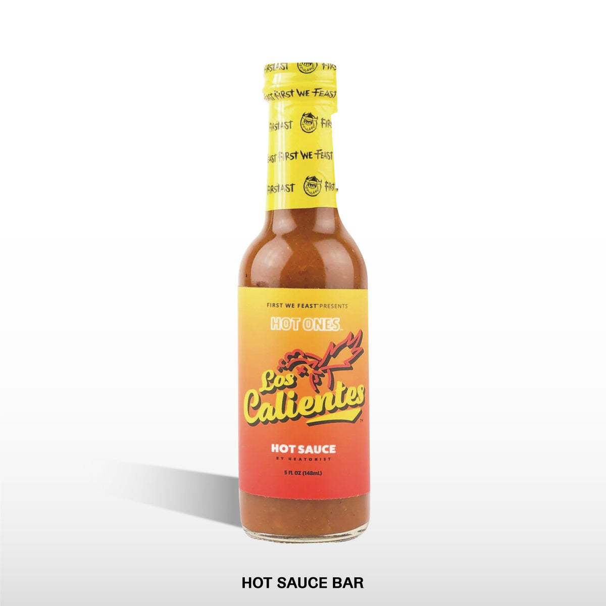 Hot Sauce Bar Los Calientes Rojo