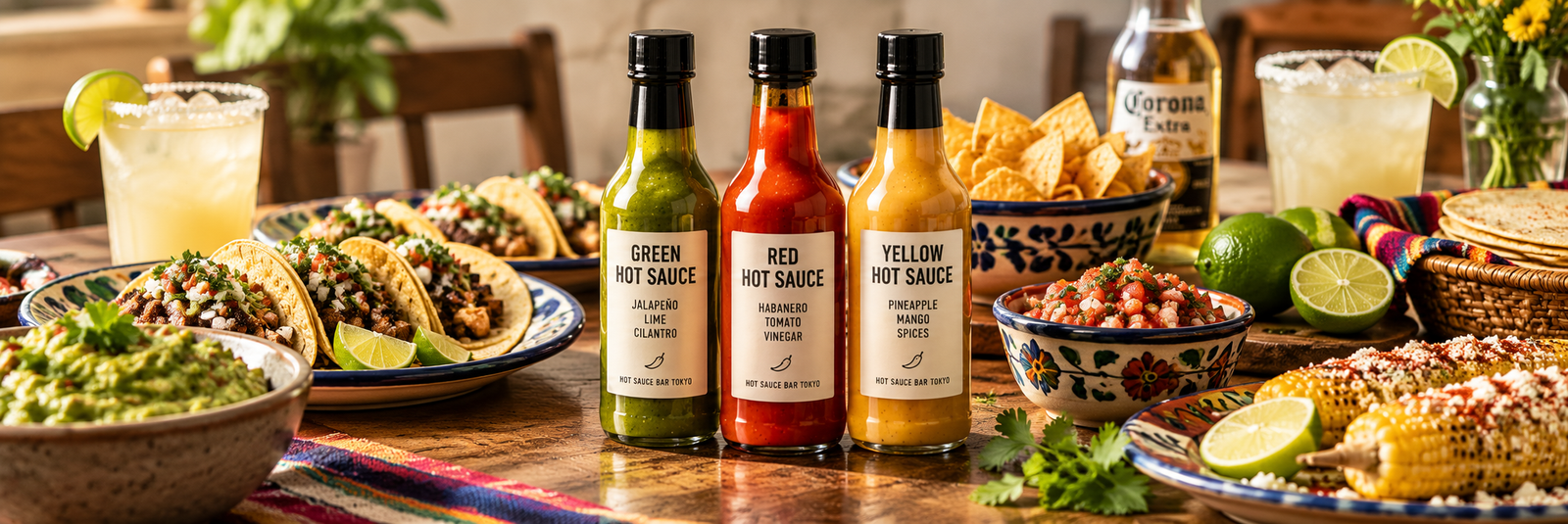 メキシカンフードであなたのホットソースの扉を開けよう｜Hot Sauce Bar Tokyo